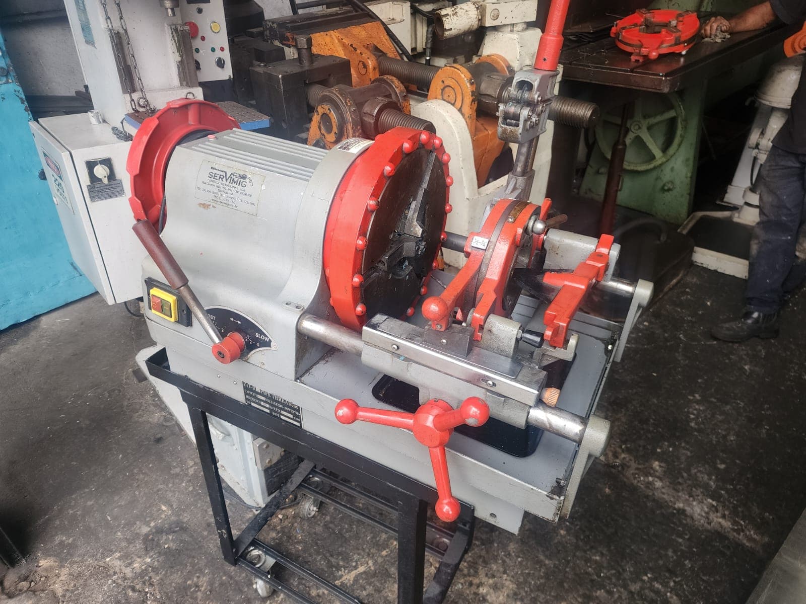 Z1T Rosqueadeira para tubos até 4"